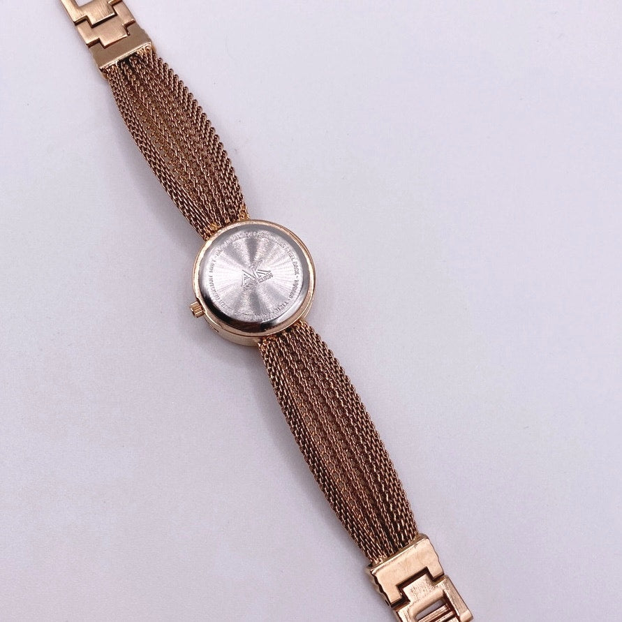 Anne Klein Locket Secret Watch Gold Tone 7 Inches