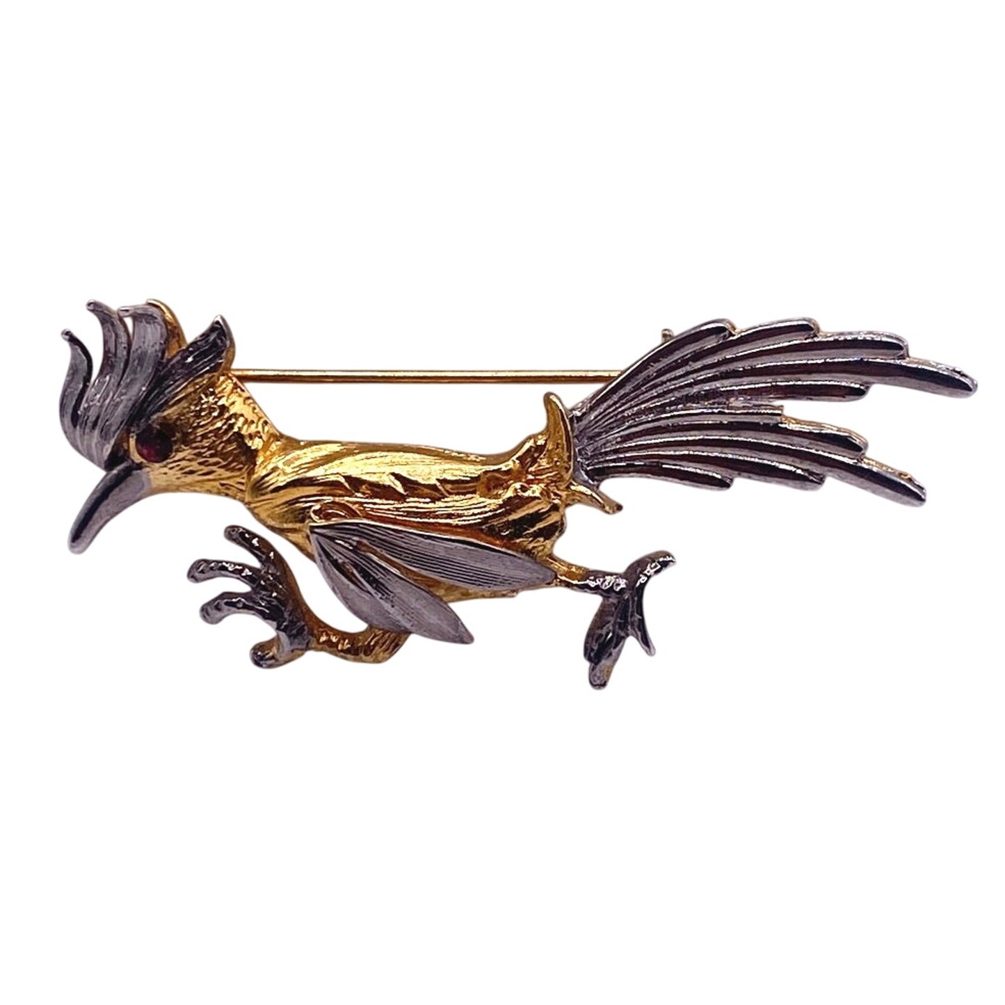 Road Runner Two Tone Pin with Articulated Wing