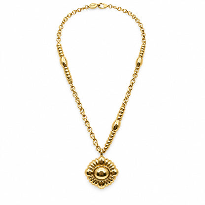 Monet Vintage Gold Tone Necklace 32”
