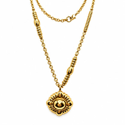 Monet Vintage Gold Tone Necklace 32”