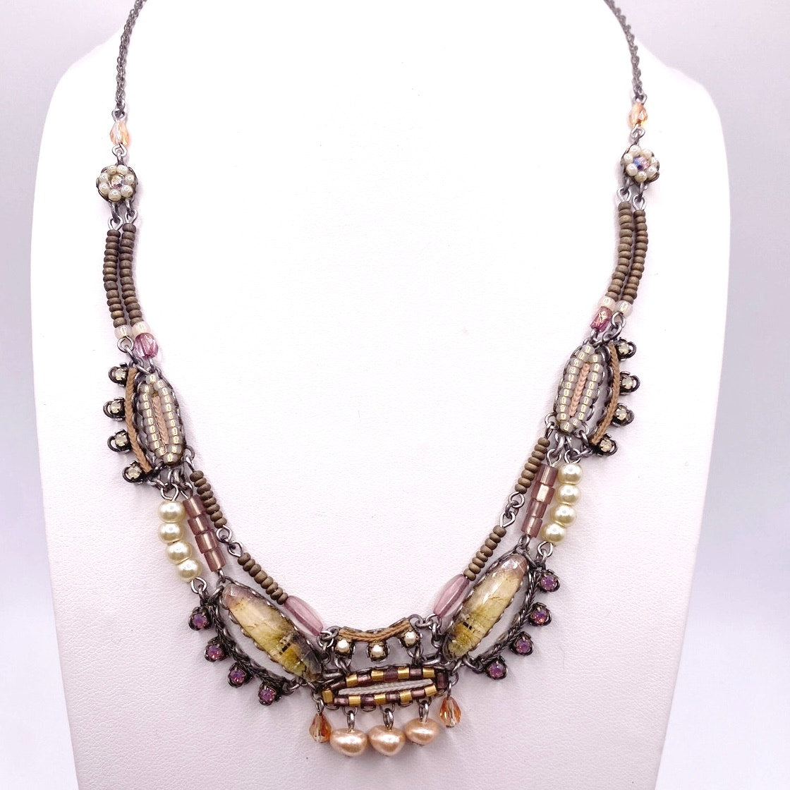 Ayala Bar Vintage Necklace Handmade Beads