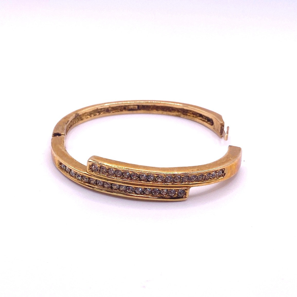 Vtg Roman Hinged Bracelet