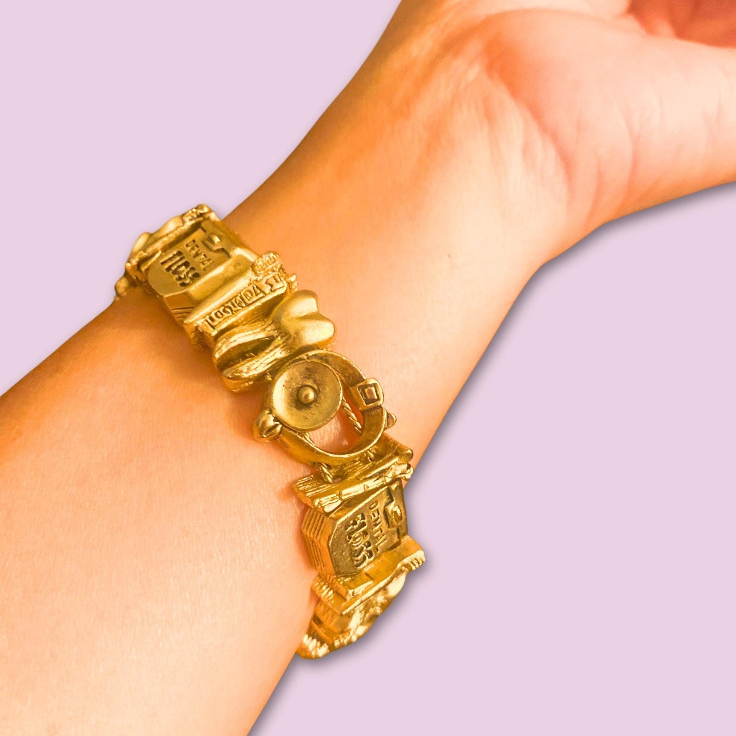 TOFA Style Dentist Dental Slide Charm Bracelet