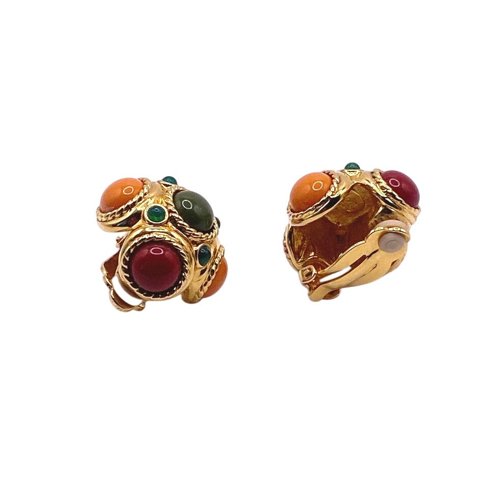 Joan Rivers Maltese Cross Earrings