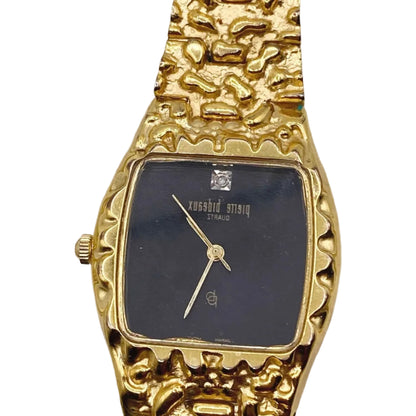 Pierre Bideaux Vintage Woman Watch Gold Tone 7”