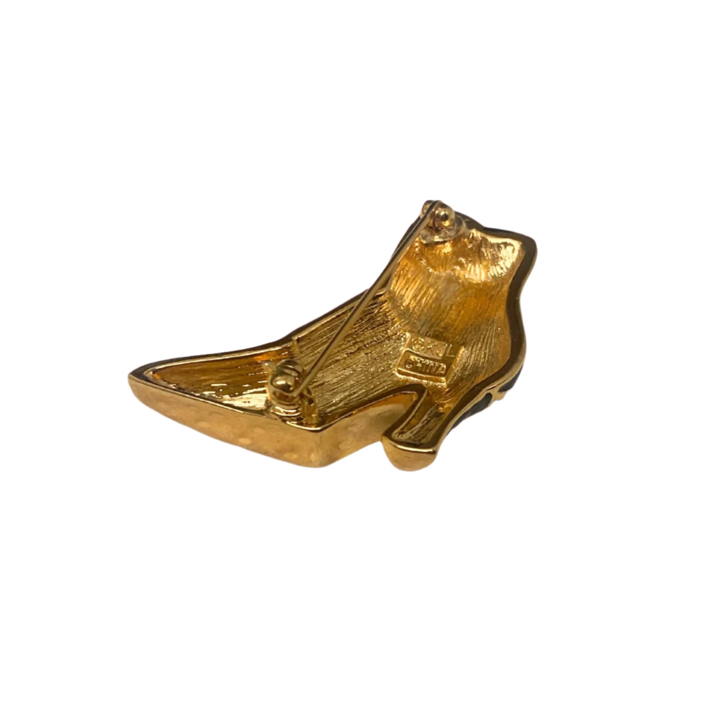 Kenneth Jay Lane Boot Shoe Brooch