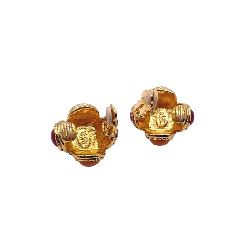 Joan Rivers Maltese Cross Earrings