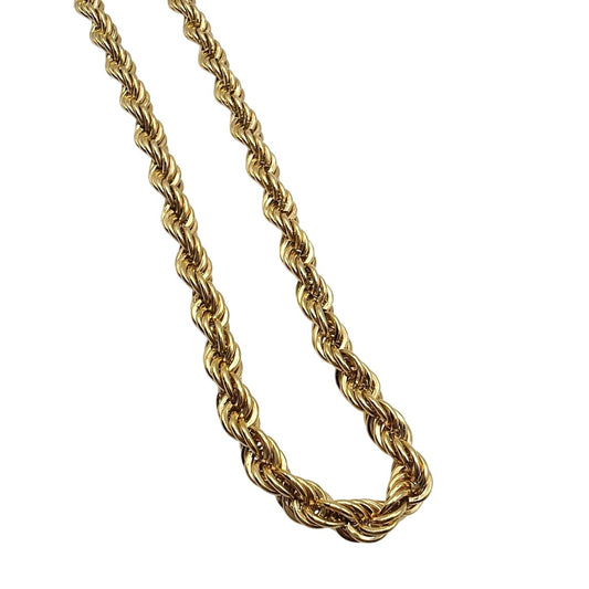 Monet Vintage Chain Necklace Gold Tone 22”
