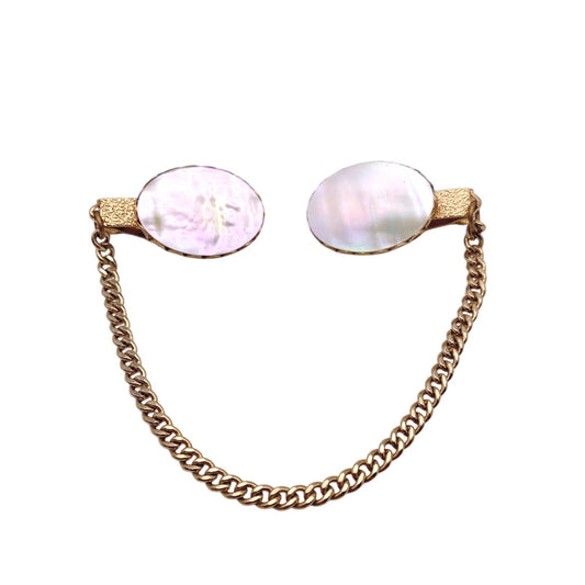 Mother Of Pearl 1” Vintage Sweater/Cape or Scarf Clip