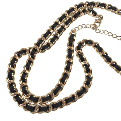 Betsey Johnson Vintage Heart and Bow Long Necklace 32”