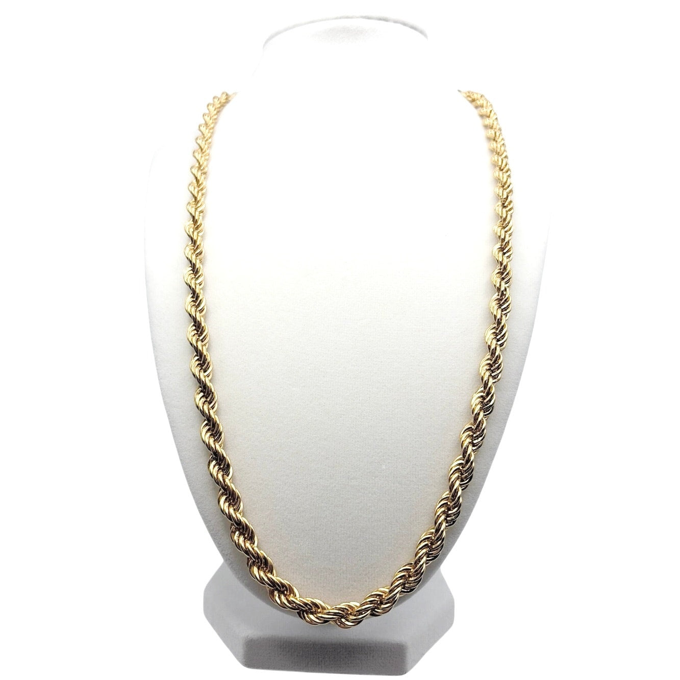 Monet Vintage Chain Necklace Gold Tone 22”