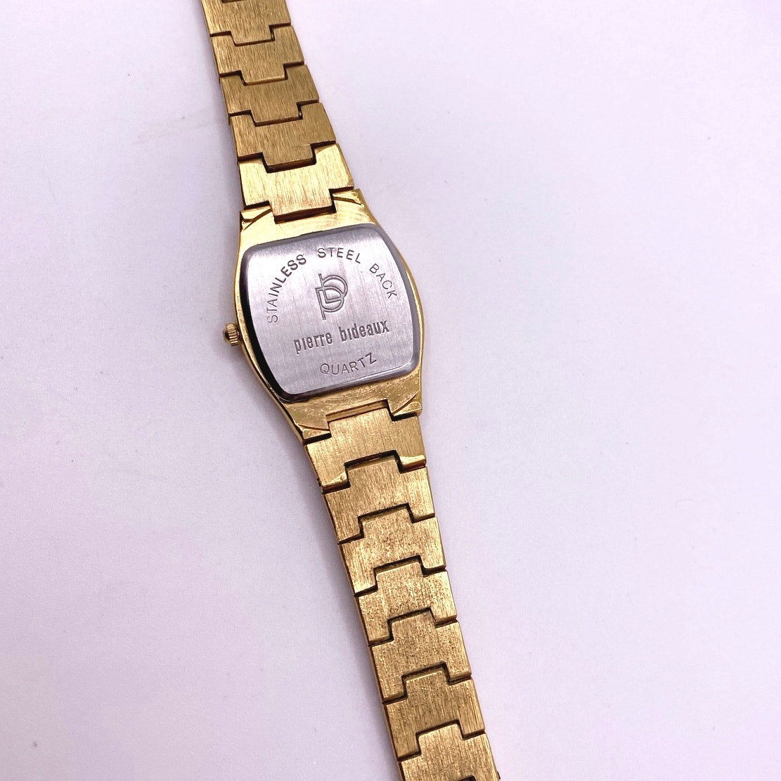 Pierre Bideaux Vintage Woman Watch Gold Tone 7”