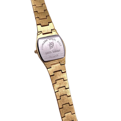 Pierre Bideaux Vintage Woman Watch Gold Tone 7”