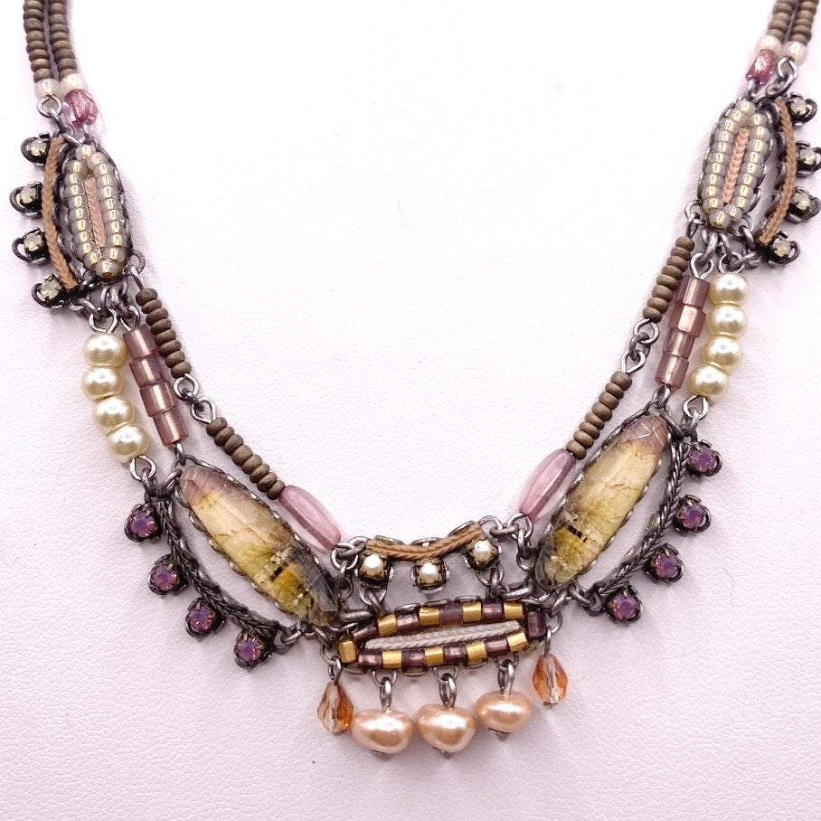 Ayala Bar Vintage Necklace Handmade Beads