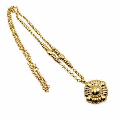 Monet Vintage Gold Tone Necklace 32”
