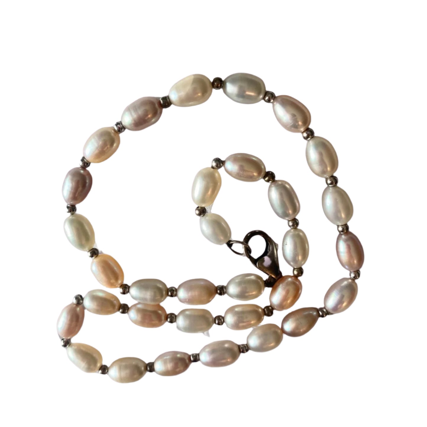 FreshWater Pearls Necklace St Silver