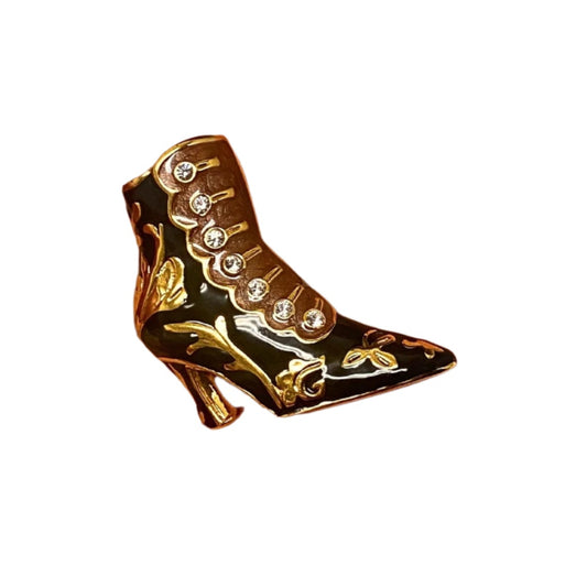 Kenneth Jay Lane Boot Shoe Brooch