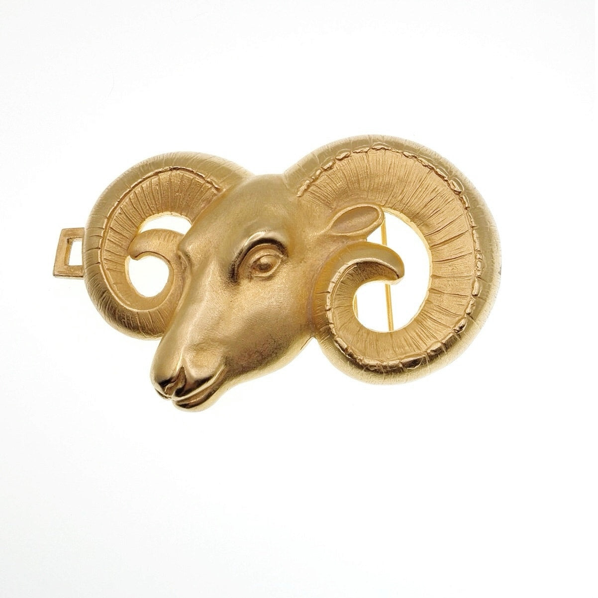 Doreen Ryan 1994 Ram Big Horn Belt Buckle 4” Long