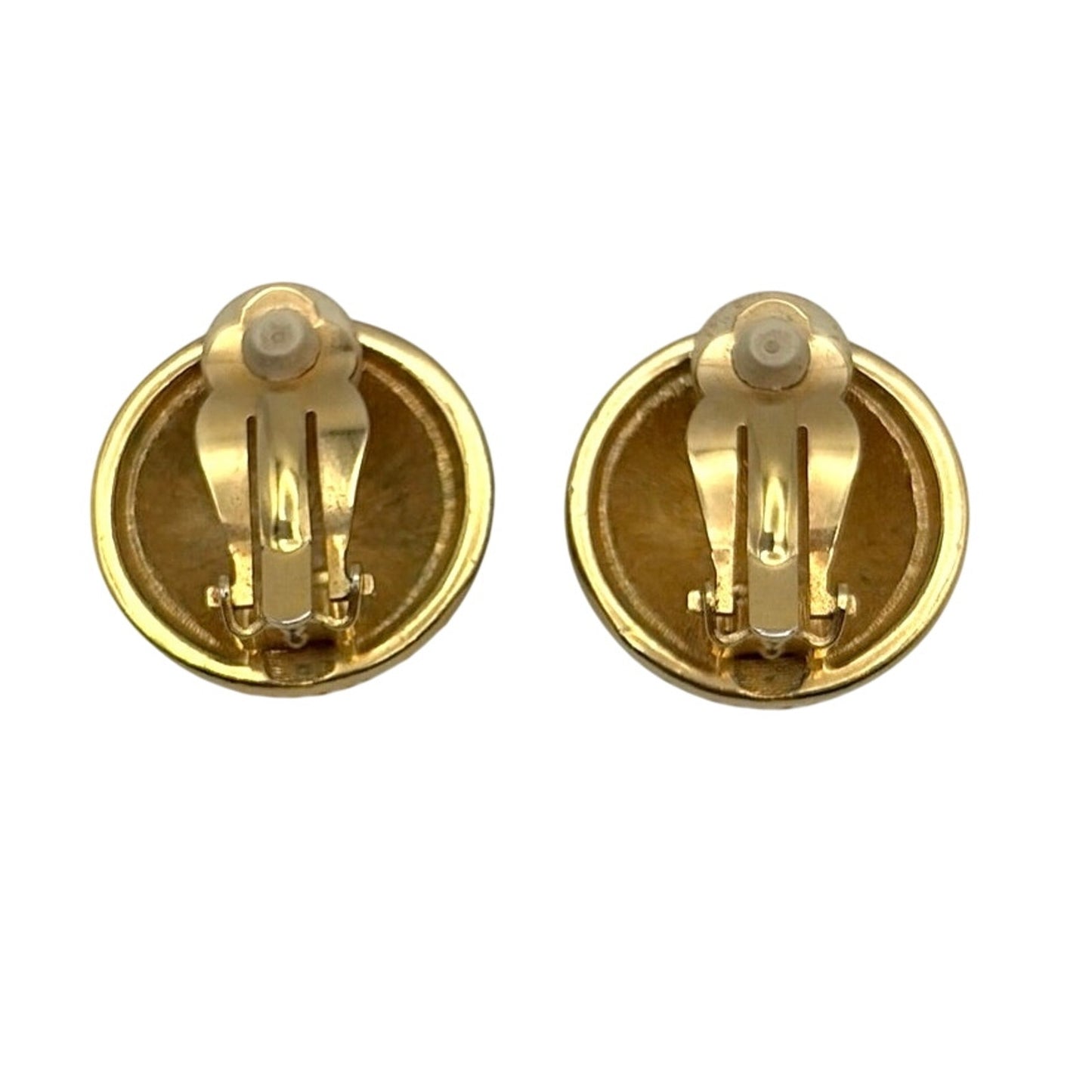 Swarovski Signed Vintage Clip On Earrings Pave Crystals