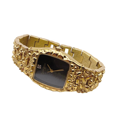 Pierre Bideaux Vintage Woman Watch Gold Tone 7”