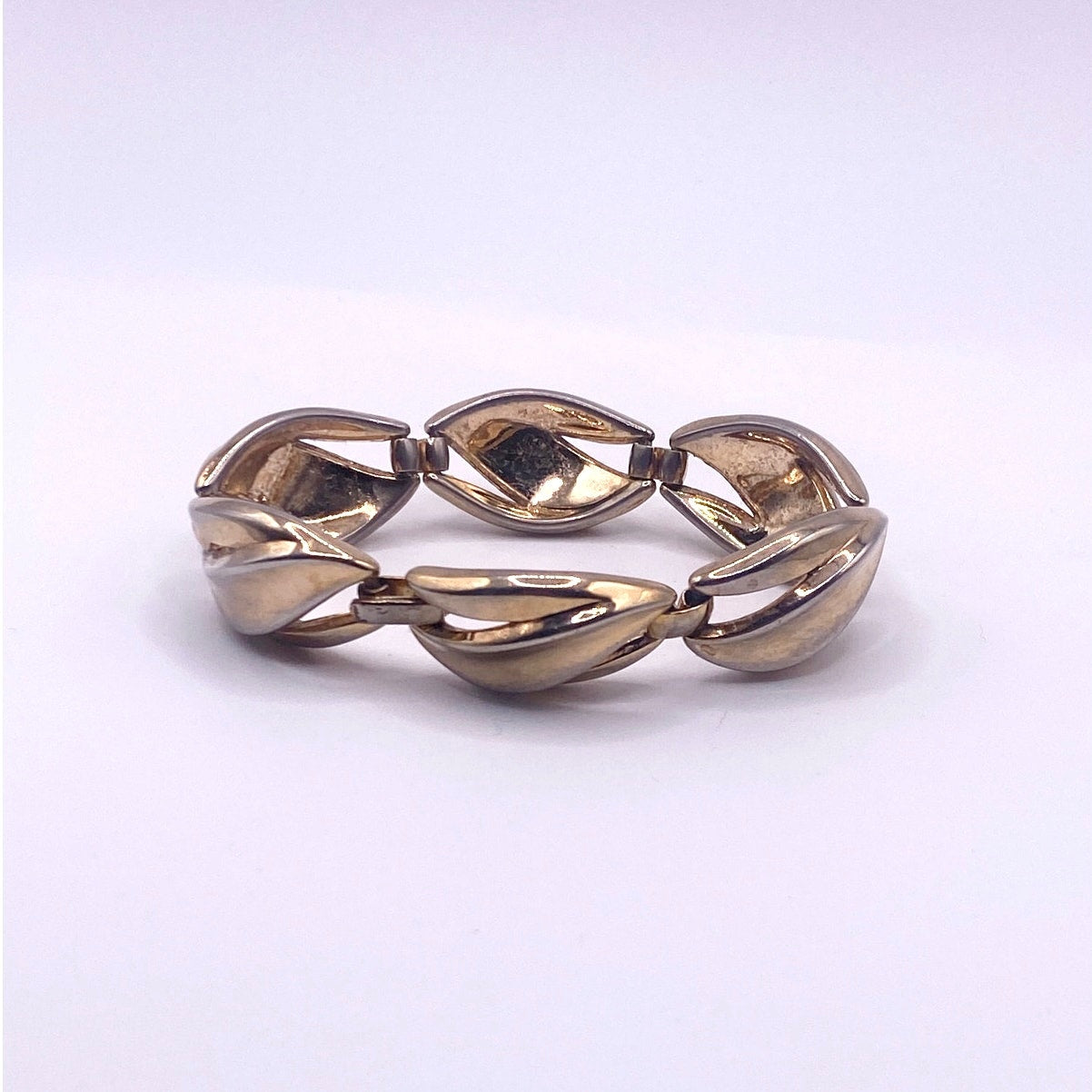 Trifari Chunky Panel Bracelet 7”