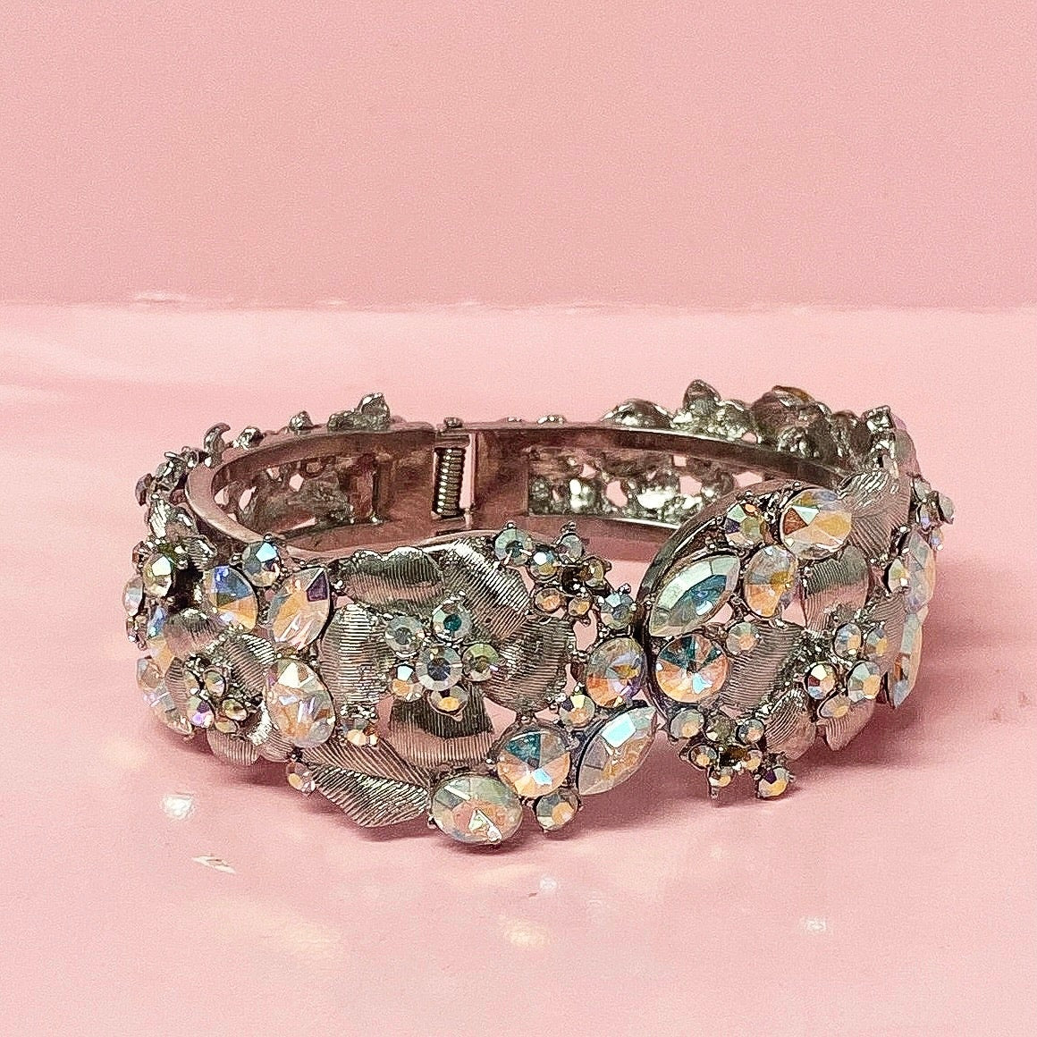 Aurora Borealis Cuff Bracelet