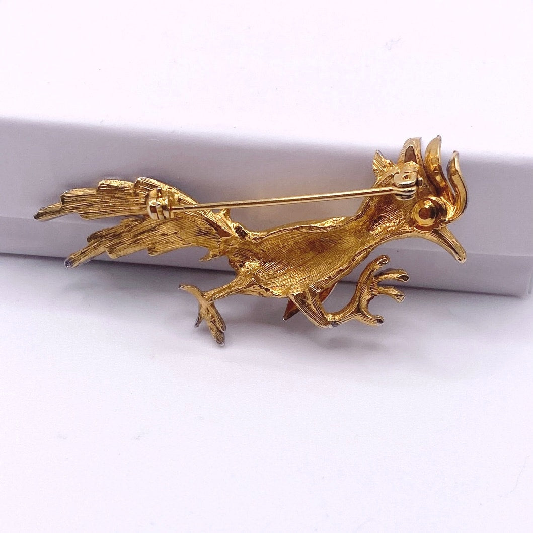 Road Runner Two Tone Pin with Articulated Wing