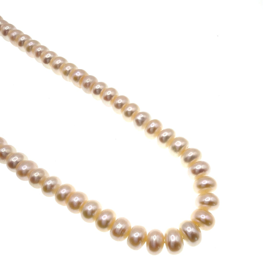 Freshwater Pearls and Gold Filled Clasp Short Necklace 15”