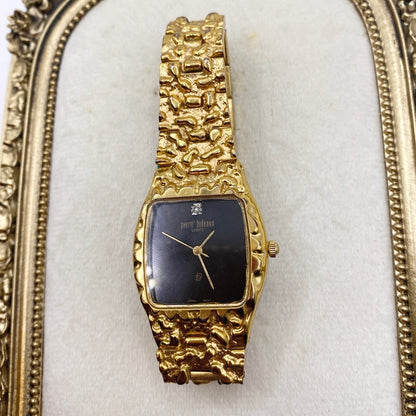 Pierre Bideaux Vintage Woman Watch Gold Tone 7”