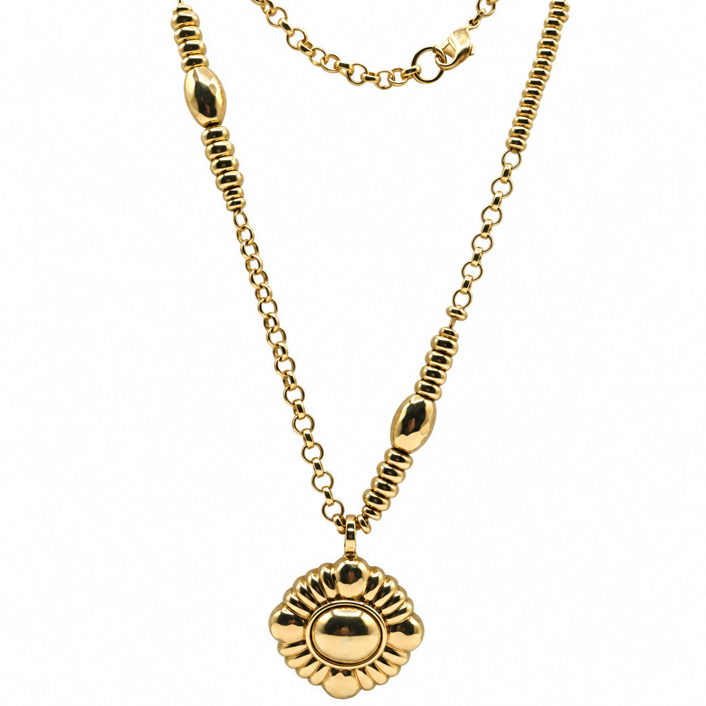 Monet Vintage Gold Tone Necklace 32”