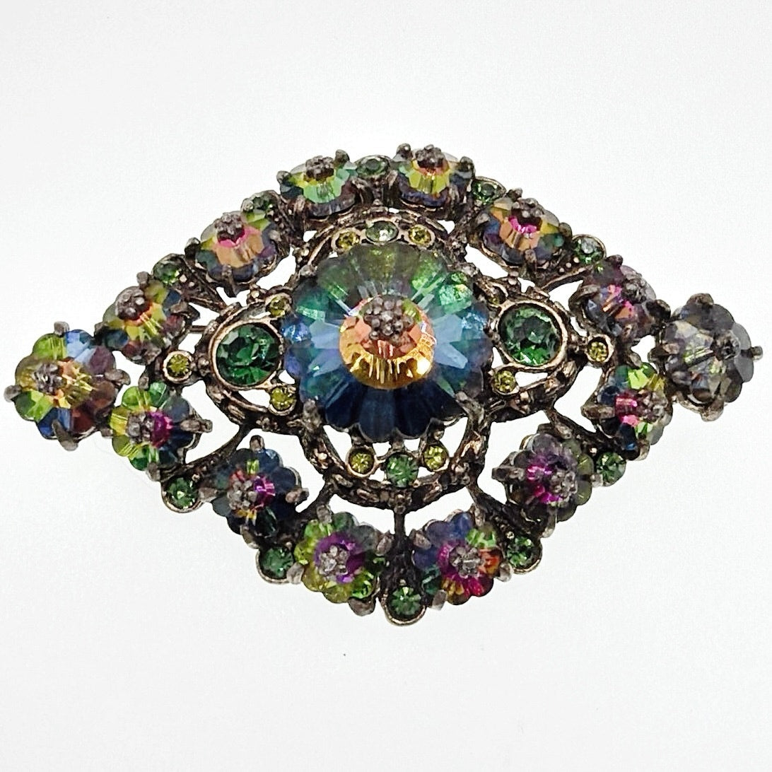 Vintage Watermelon Ravioli Brooch
