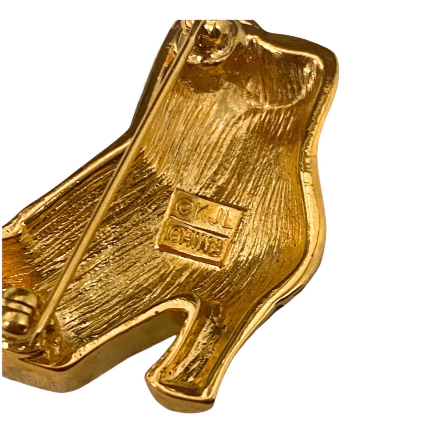 Kenneth Jay Lane Boot Shoe Brooch