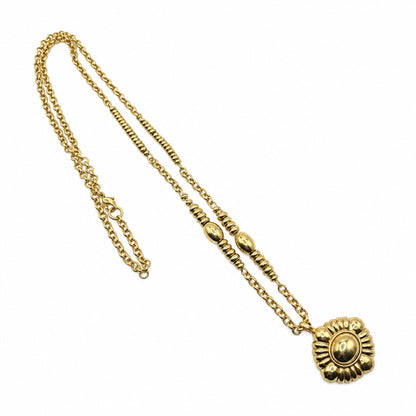 Monet Vintage Gold Tone Necklace 32”