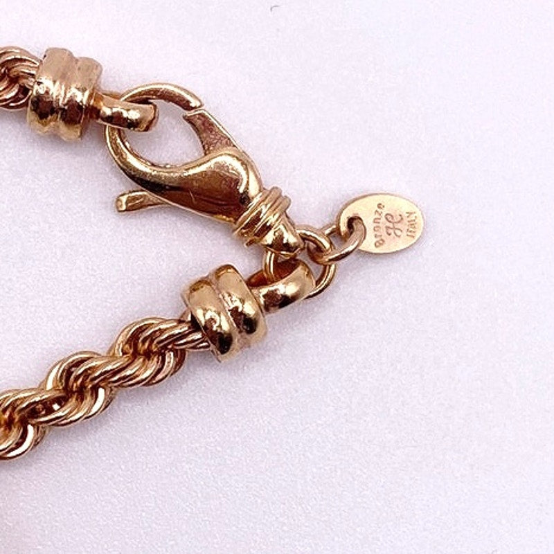 Bronce Italy Necklace Gold Tone with Baroque Pearls Extra Large 34 inches