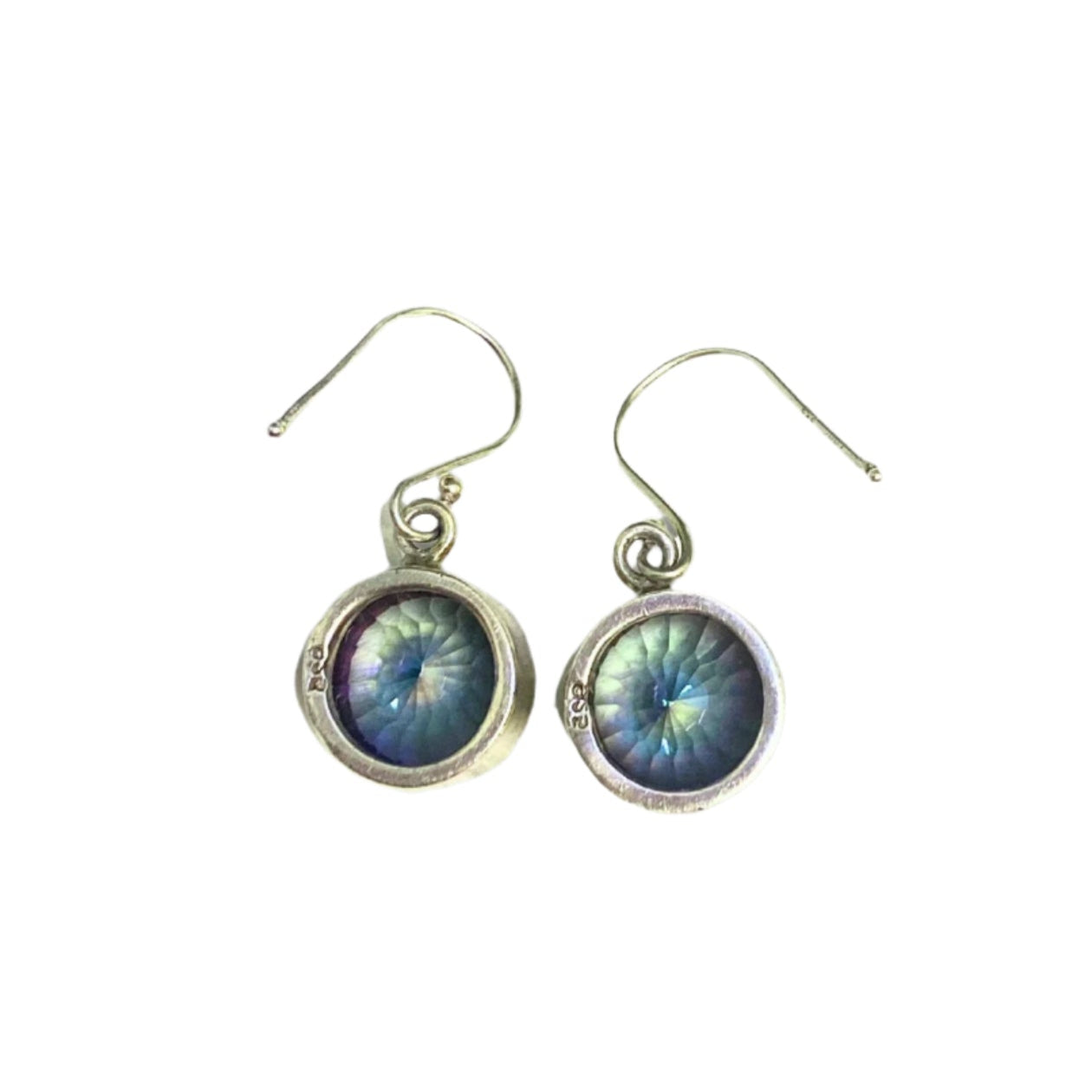 TGGC Mystic Sapphire St Silver 925 Earrings