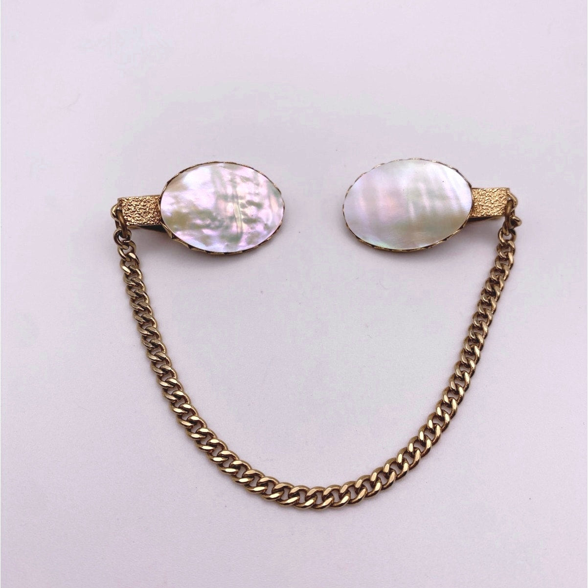 Mother Of Pearl 1” Vintage Sweater/Cape or Scarf Clip