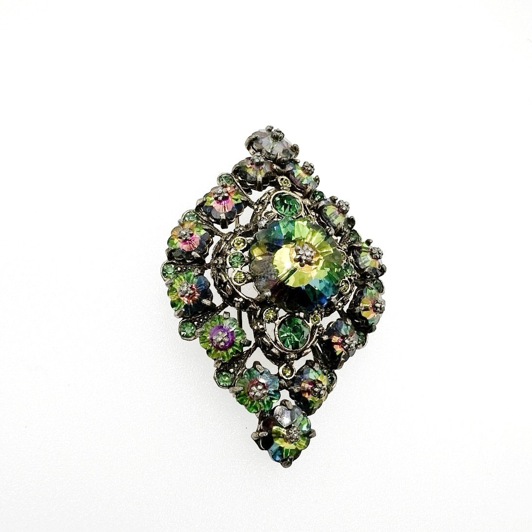 Vintage Watermelon Ravioli Brooch