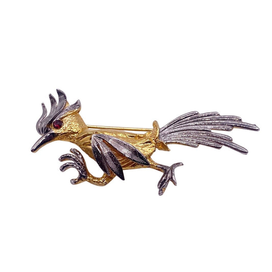 Road Runner Two Tone Pin with Articulated Wing