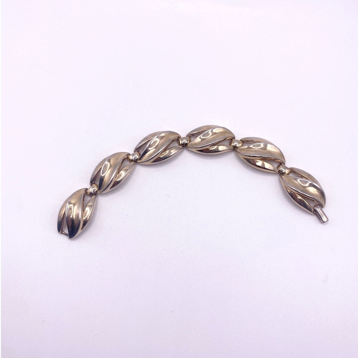 Trifari Chunky Panel Bracelet 7”