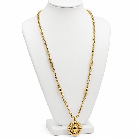 Monet Vintage Gold Tone Necklace 32”