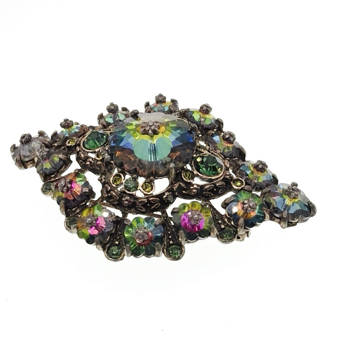 Vintage Watermelon Ravioli Brooch