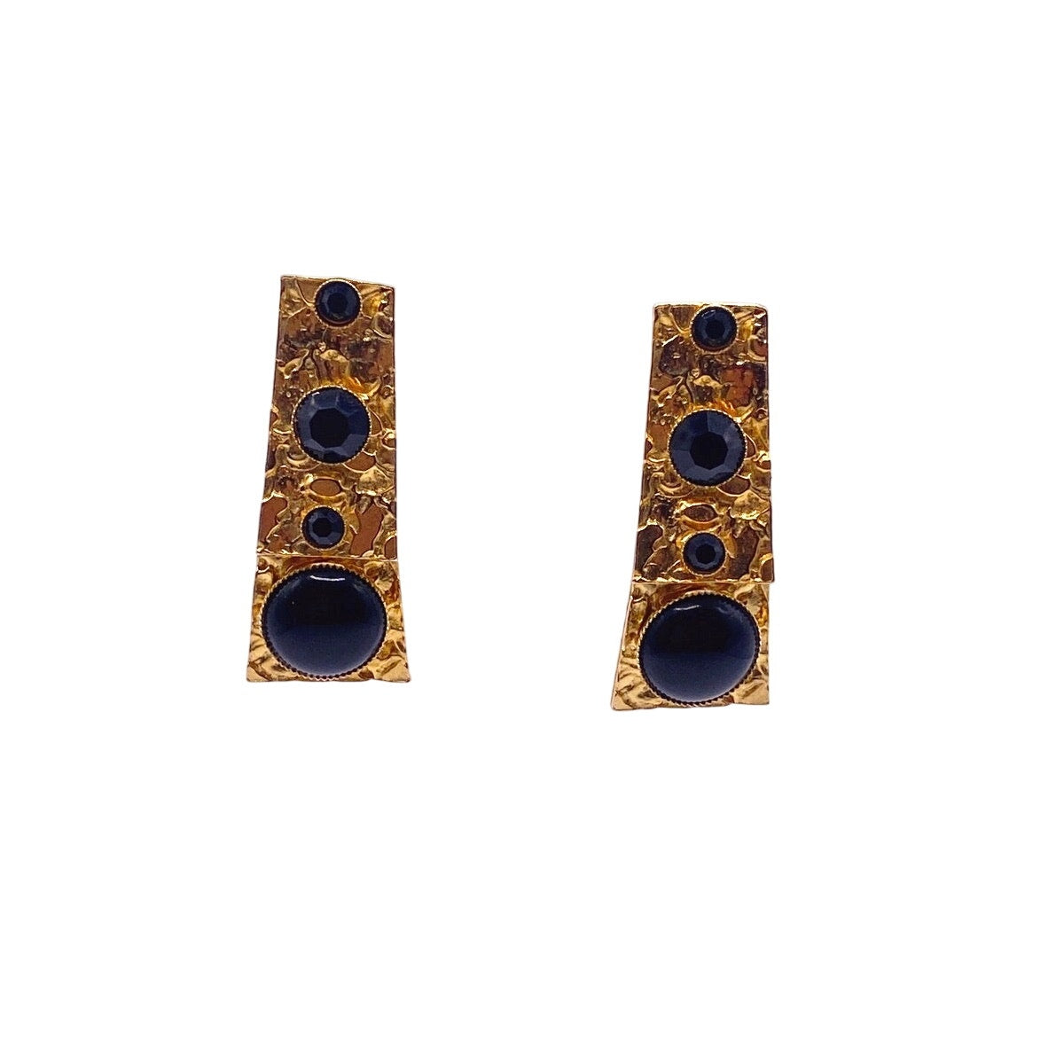 Les Bernard Etruscan Clip On Earrings