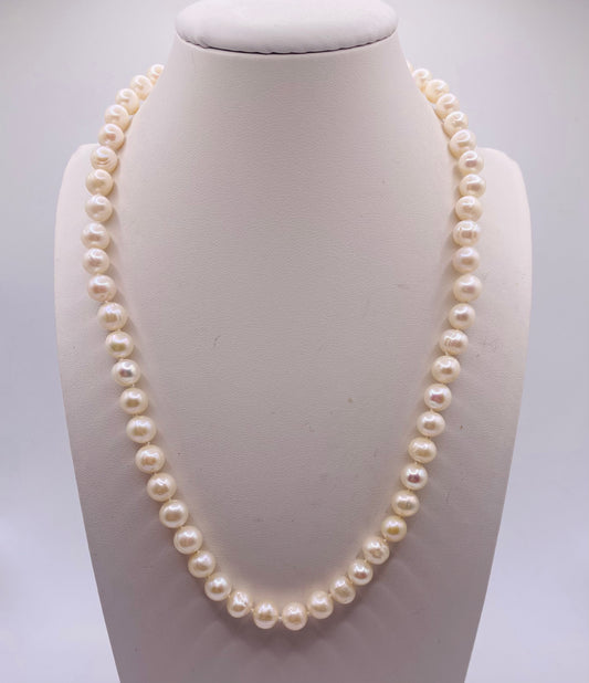 FreshWater 4mm White Pearls Necklace