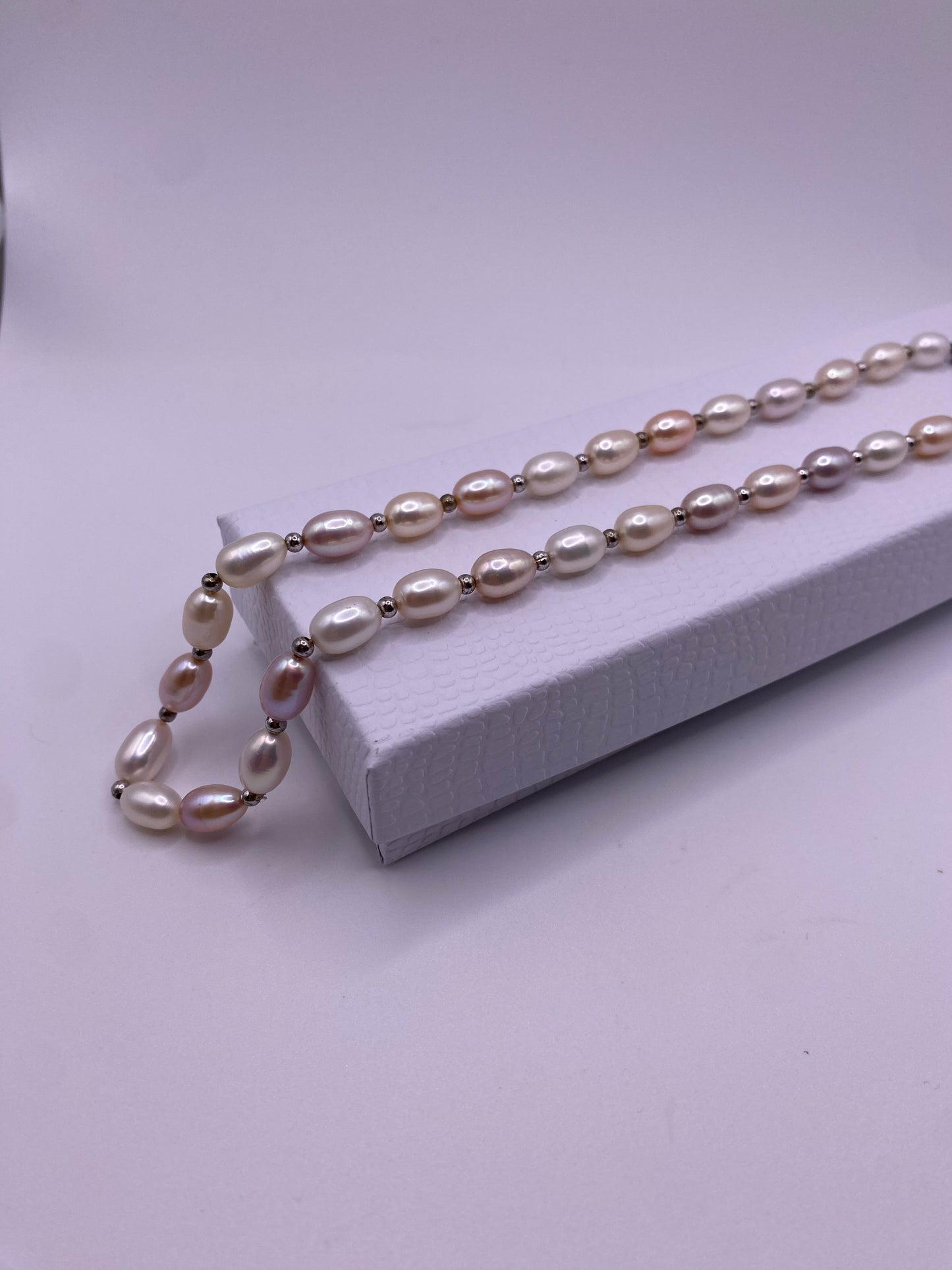 FreshWater Pearls Necklace St Silver