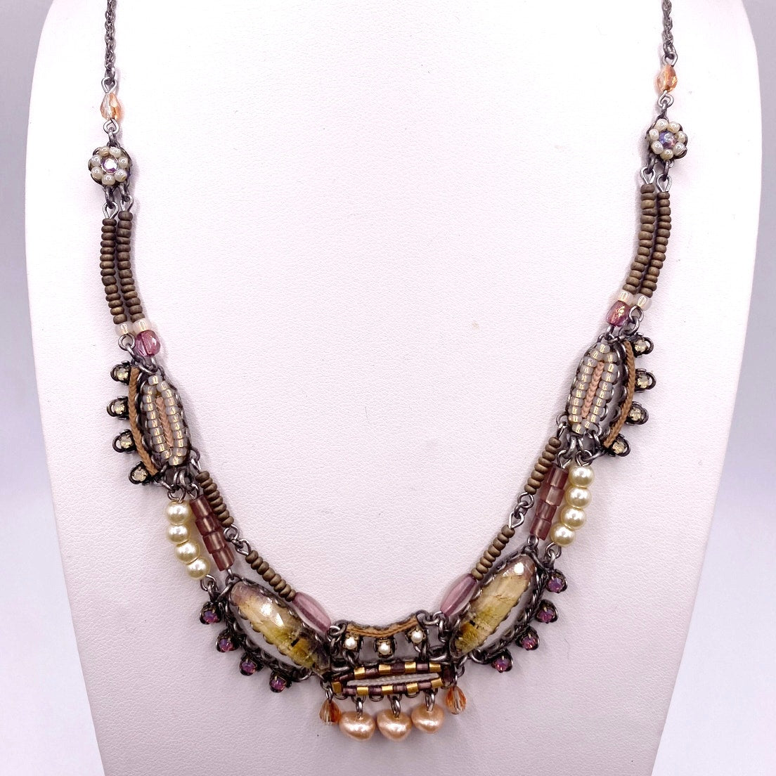 Ayala Bar Vintage Necklace Handmade Beads