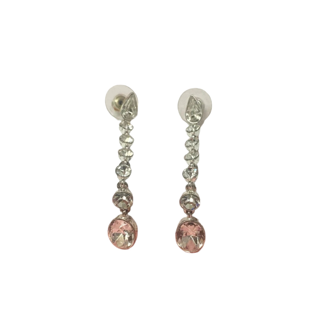 GIVENCHY Long Drop Crystal Earrings