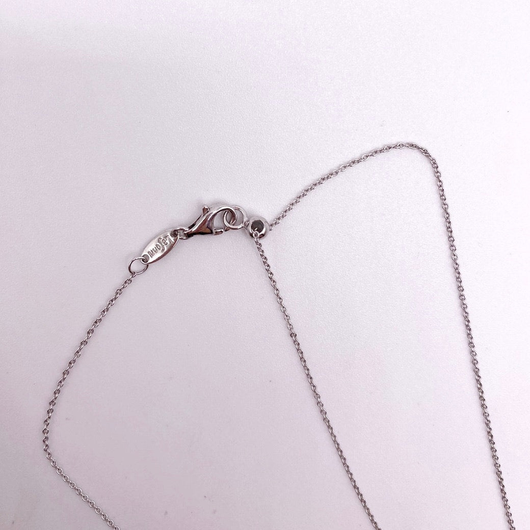 Lafonn Signed Slicing Adjustable Necklace/Choker Sterling Silver and Lab Sapphire
