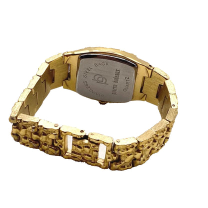 Pierre Bideaux Vintage Woman Watch Gold Tone 7”