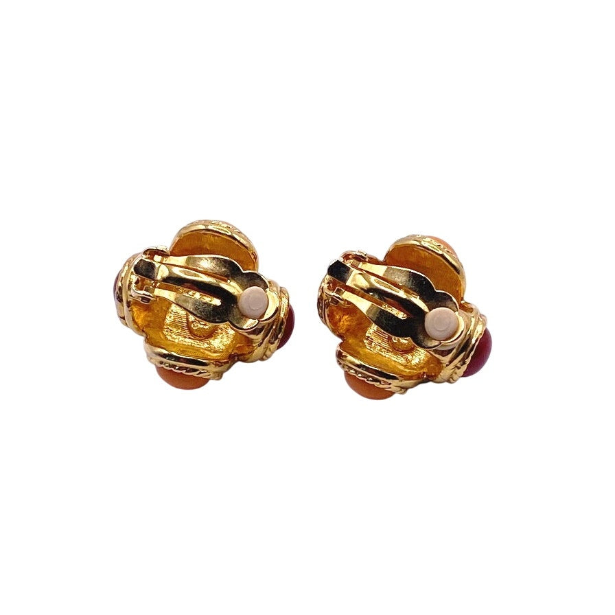 Joan Rivers Maltese Cross Earrings