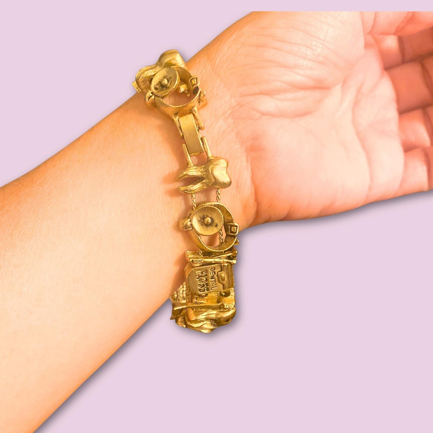 TOFA Style Dentist Dental Slide Charm Bracelet